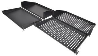 19” Vented Rack Shelf Tray Flight Case Mountable - Choice of Size